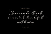 The Bronych - Handwritten Script, a Script Font by Imoodev (Thumbnail 4 of 5)