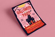 Pink Halloween House Party Flyer, a Flyer Template by VectorVactory (Thumbnail 3 of 3)