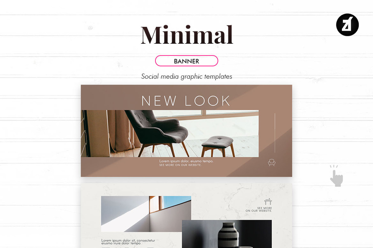Minimal social media graphic, a Social Media Template by Chanut is industries (Photo 10 of 11)