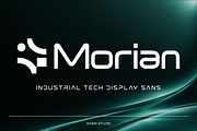 Morian Industrial Tech Display Font, a Sans Serif Font by Rasio Studio (Thumbnail 1 of 11)