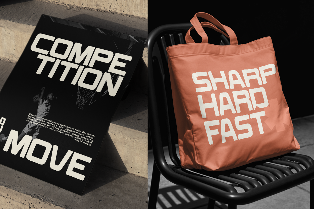 Buban - Sport Modern Font, a Sans Serif Font by Pandeka Studio (Photo 4 of 9)