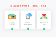Shopping and Payments Icons, an Icon by Joe_Allison (Thumbnail 3 of 3)
