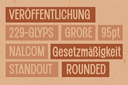 Nalcom Font, a Sans Serif Font by Rasiorise Studio (Thumbnail 9 of 10)