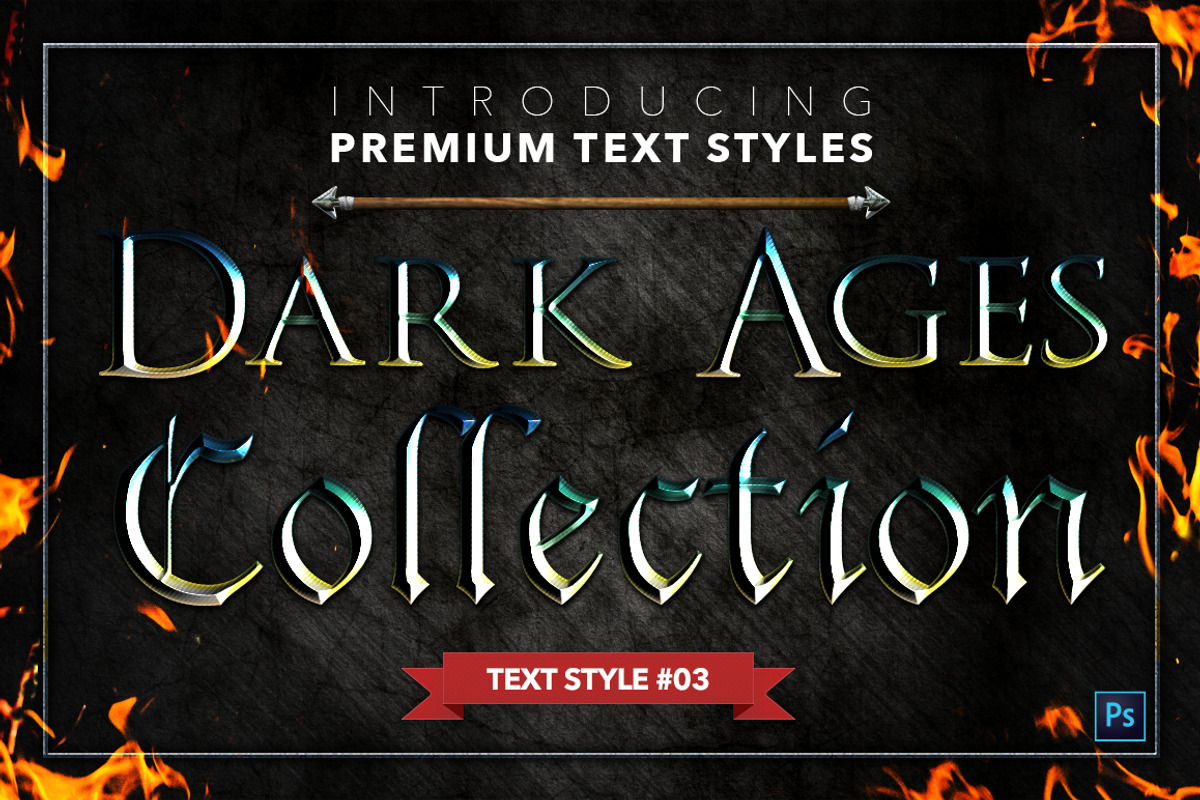 Dark Ages #1 - Text Styles preview 4