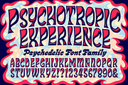 Psychotropic Experience Font Family, a Font by Mysterylab Designs (Thumbnail 1 of 8)