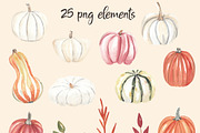 Autumn - watercolor set, a Decorative Illustration by Visual Animal (Thumbnail 2 of 10)