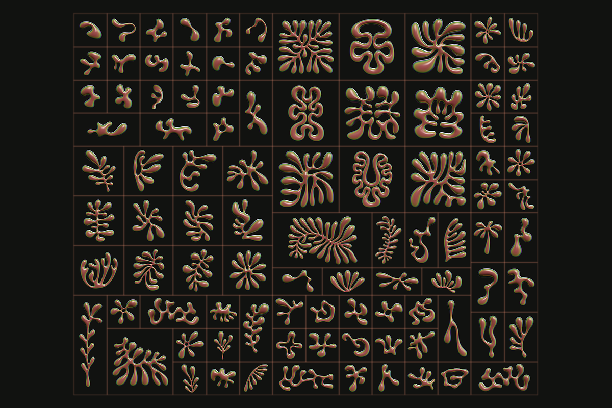 3D Floral Shapes - 95 Shapes, a Graphic by Dirtybarn (Photo 18 of 26)