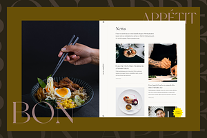 Bon - Restaurant Template For Figma