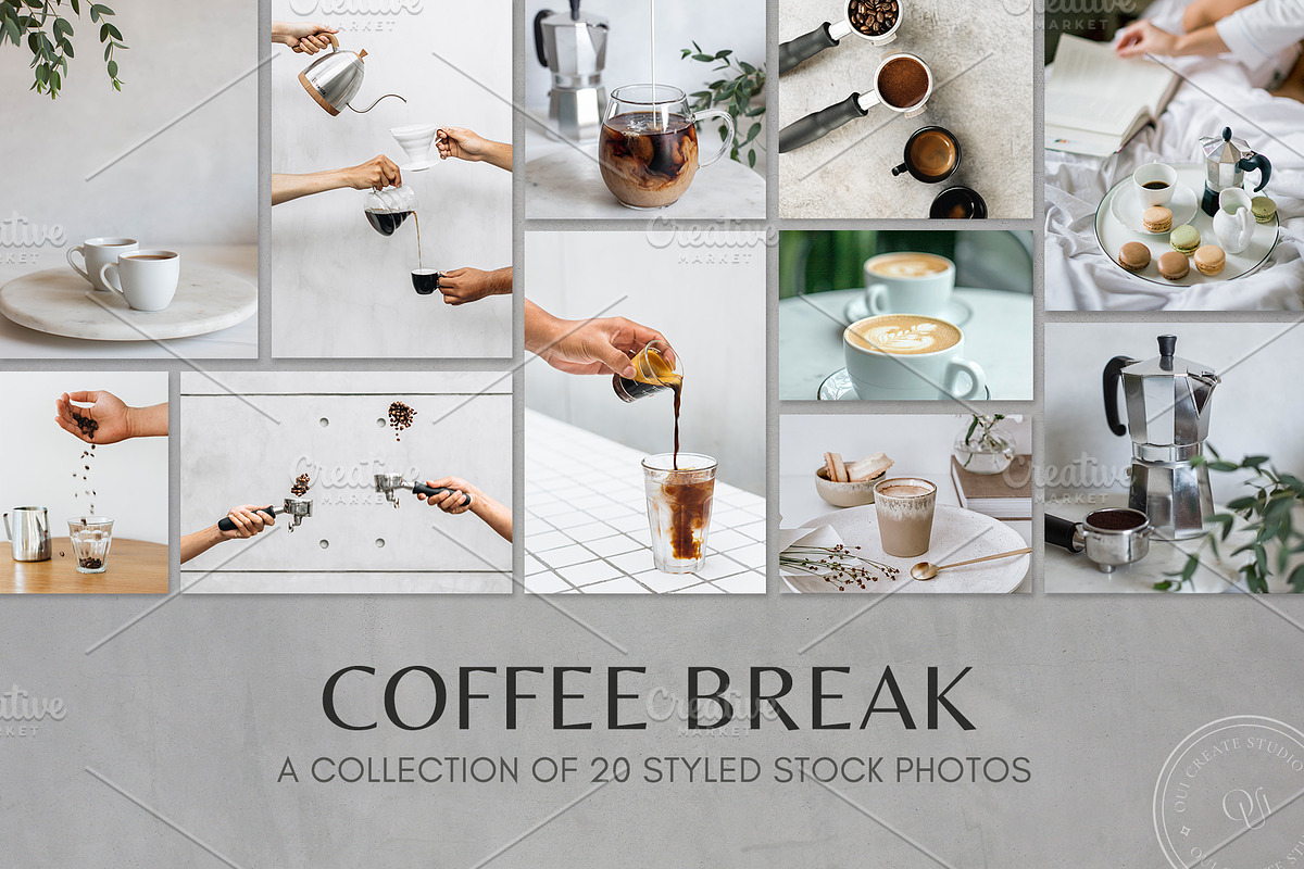 Coffee Break Styled Stock Bundle, a Food & Drink Photo by Oui Create Studio (Photo 1 of 6)