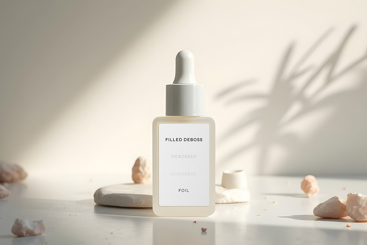 Serum Frosted Glass Bottle Mockup, a Packaging Mockup by Reverie Mockups (Photo 5 of 5)