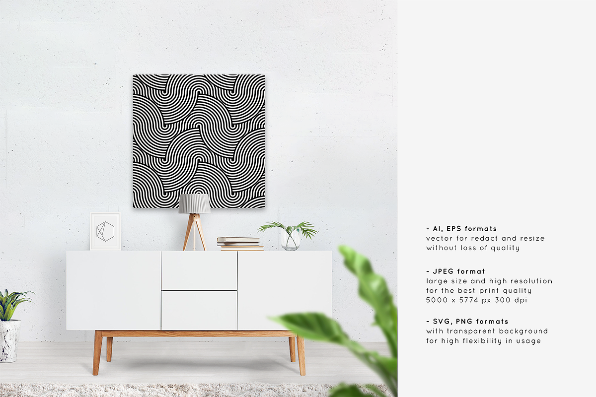 Interwoven Seamless Patterns, a Pattern Graphic by Curly_Pat (Photo 11 of 11)
