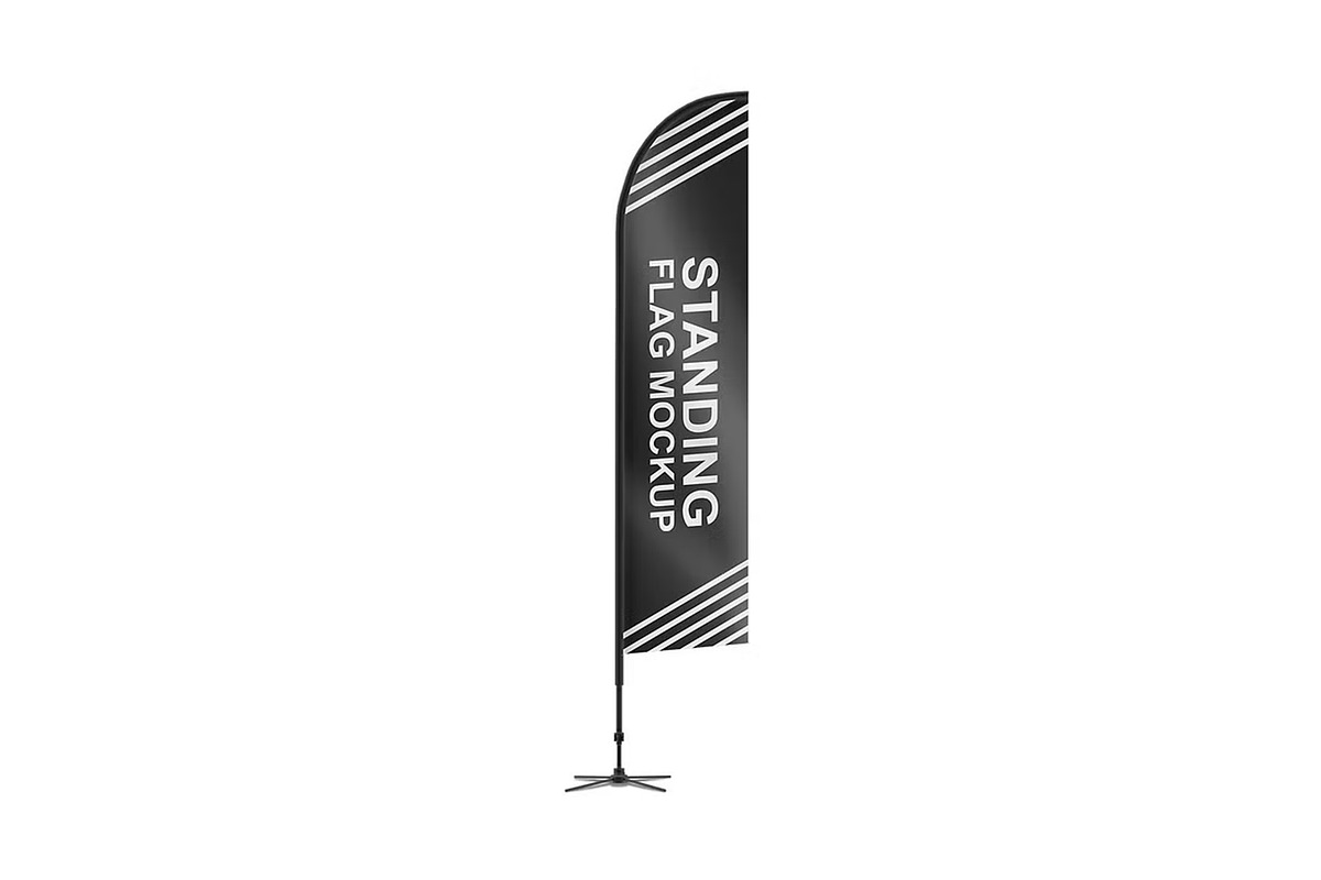 Feather Flag Mockup, a Product Mockup by GraphicsPixel (Photo 5 of 5)