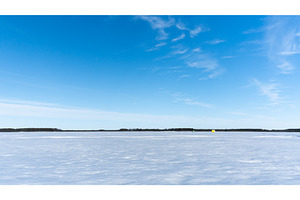 Winter Nature And Landscape. Blue