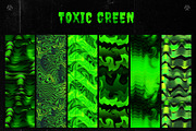 Toxic green seamless patterns pack, a Pattern Graphic by Gudiny (Thumbnail 4 of 8)