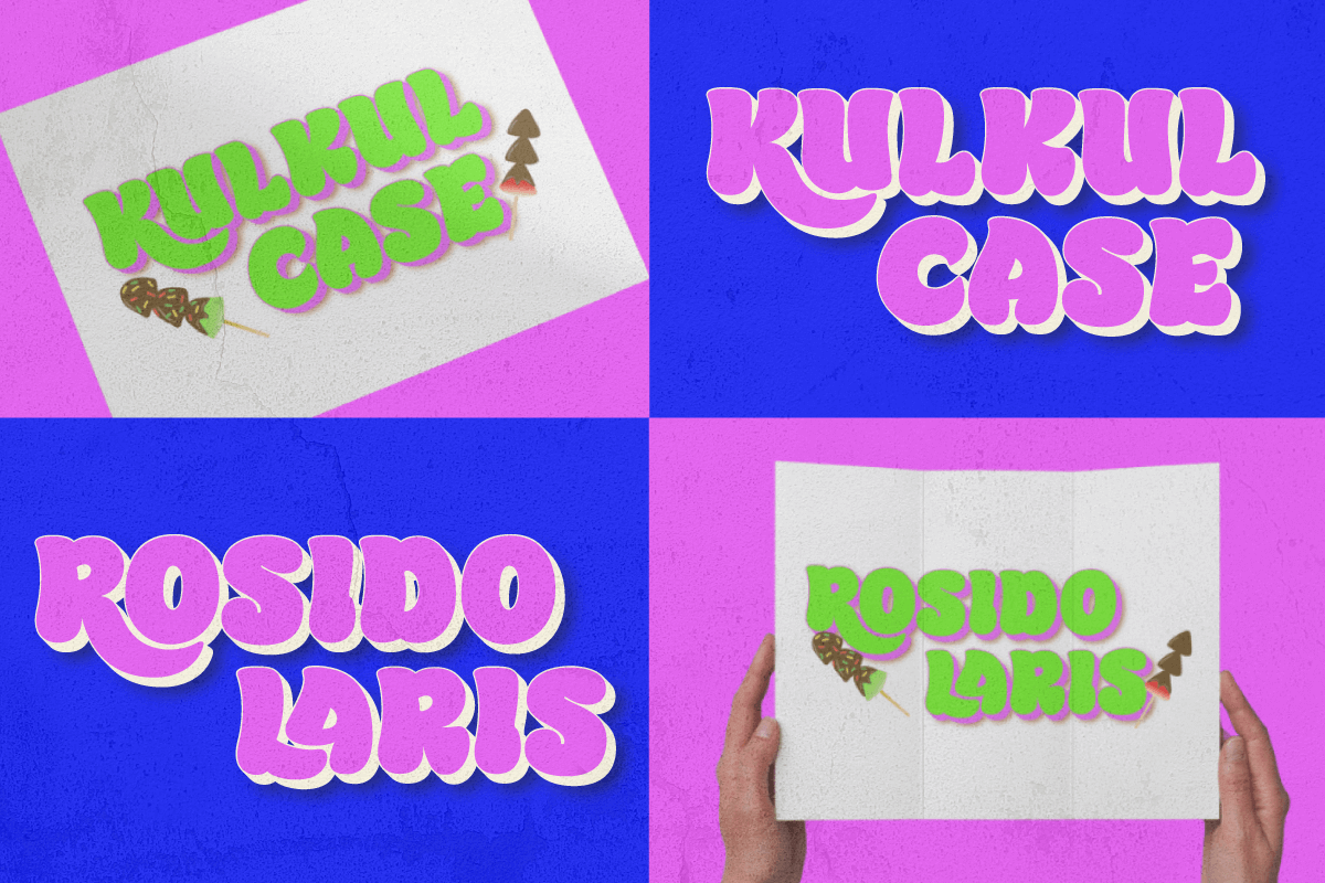 Ciroya - Bubble Font, a Sans Serif Font by twinstd (Photo 6 of 10)