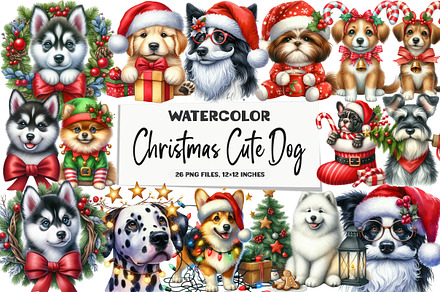Christmas Cute Dog Sublimation