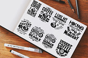 Coffee Quotes V7 SVG DXF PNG EPS, an Illustration by Tosca Digital (Thumbnail 4 of 4)