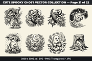 Cute Ghost SVG Bundle Vol - 01, an Object Graphic by XPERTDESIGNER (Thumbnail 11 of 21)