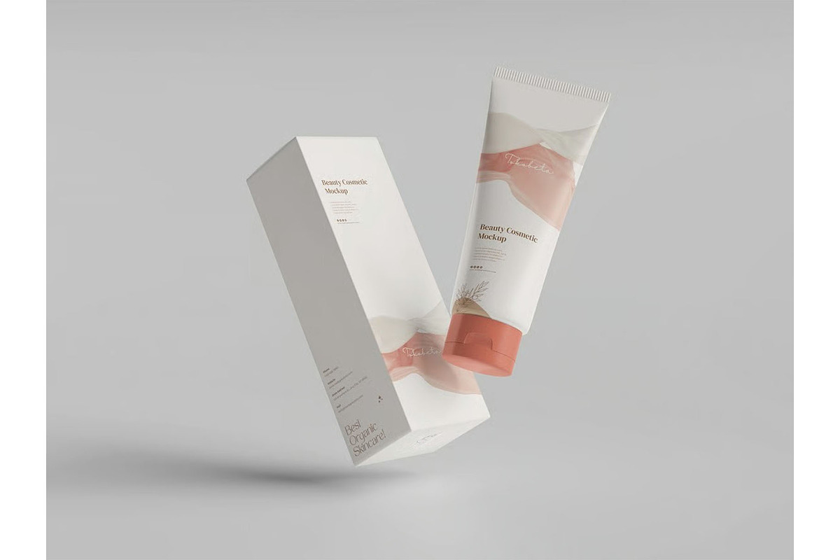 Packaging Cosmetic Mockup, a Packaging Mockup by zippypixelstudio (Photo 3 of 7)