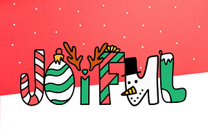 Sleigh Bells - Christmas Font