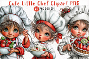 Cute little chef clipart, a Person Illustration by fashionaddict (Thumbnail 1 of 7)