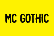 MC GOTHIC, a Font by FOUNDFONT™ (Thumbnail 1 of 3)