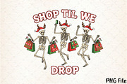 Black Friday Skeletons PNG, a Seasonal Illustration by Layerology (Thumbnail 1 of 4)