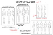 Straight Poses Expanded Pack Female, a Person Illustration by Art by Lin (Thumbnail 2 of 8)