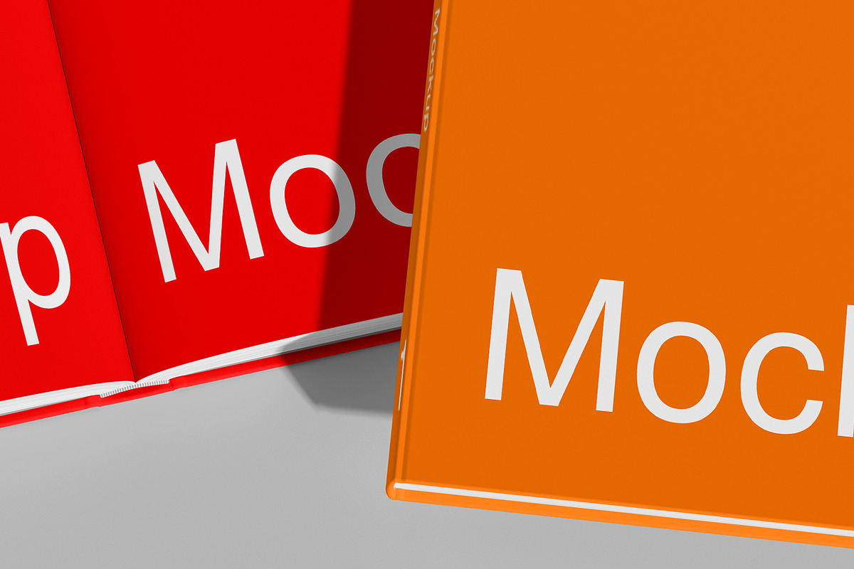 US Letter Book Mockup - 8 Views, a Books & Magazine Mockup by Illusiongraphic (Photo 22 of 23)