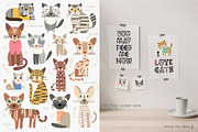 Cool Cats and Dogs Bundle., an Animal Illustration by DearLetters (Thumbnail 8 of 20)