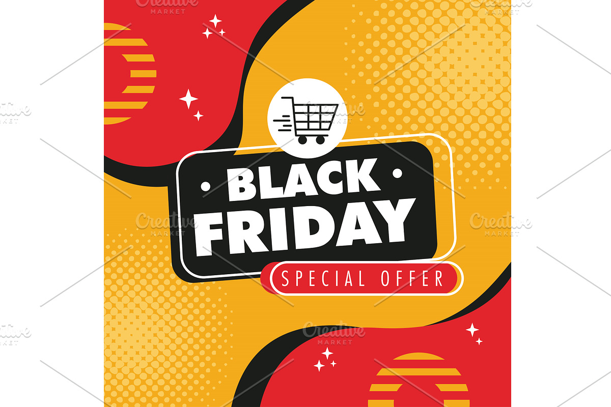 black friday special offer, a Finance Illustration by studiogstock
