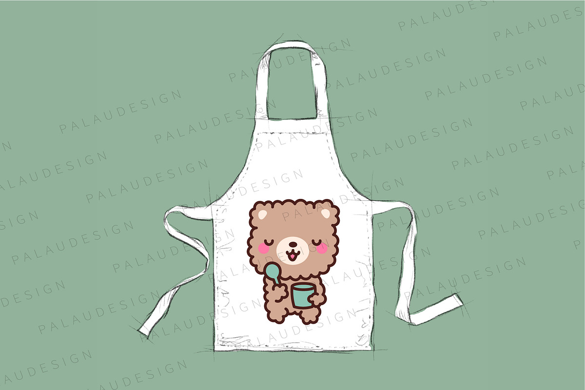 Cute Kawaii Teddy Bear Character, an Animal Illustration by Palau (Photo 4 of 12)