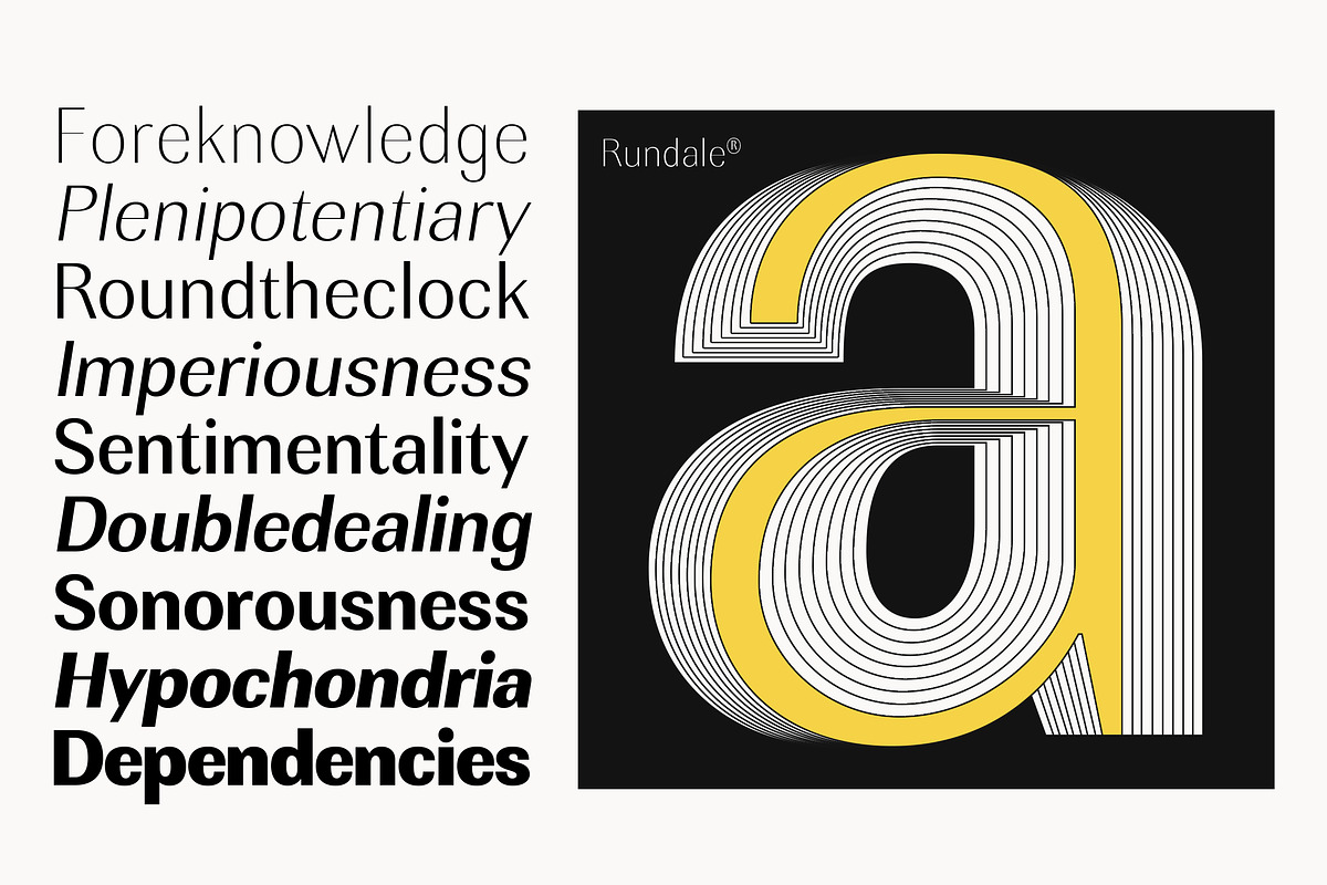 Rundale, a Sans Serif Font by Propertype (Photo 13 of 15)