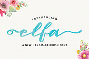 Elfa Brush, a Script Font by Stipline Studios (Thumbnail 1 of 5)