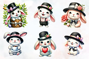 Easter Day Playful Cute Bunny PNG, an Animal Illustration by RobertsArt (Thumbnail 2 of 7)