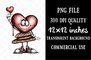 Quirky Valentines Sweets Clipart, an Illustration by Designking (Thumbnail 4 of 5)