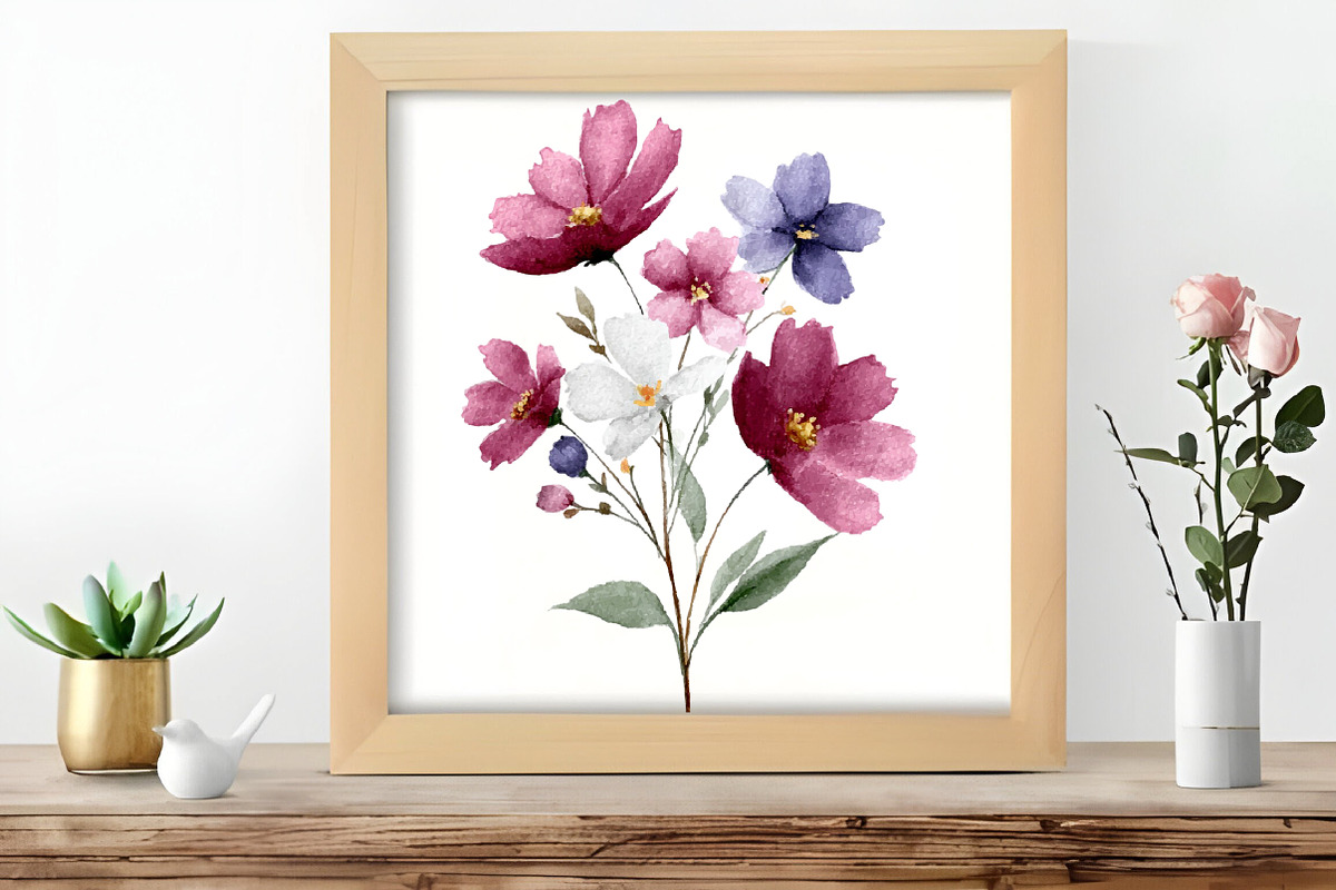 Watercolor Spring Clipart Bundle, a Healthcare Illustration by DreamCafeArt (Photo 5 of 8)