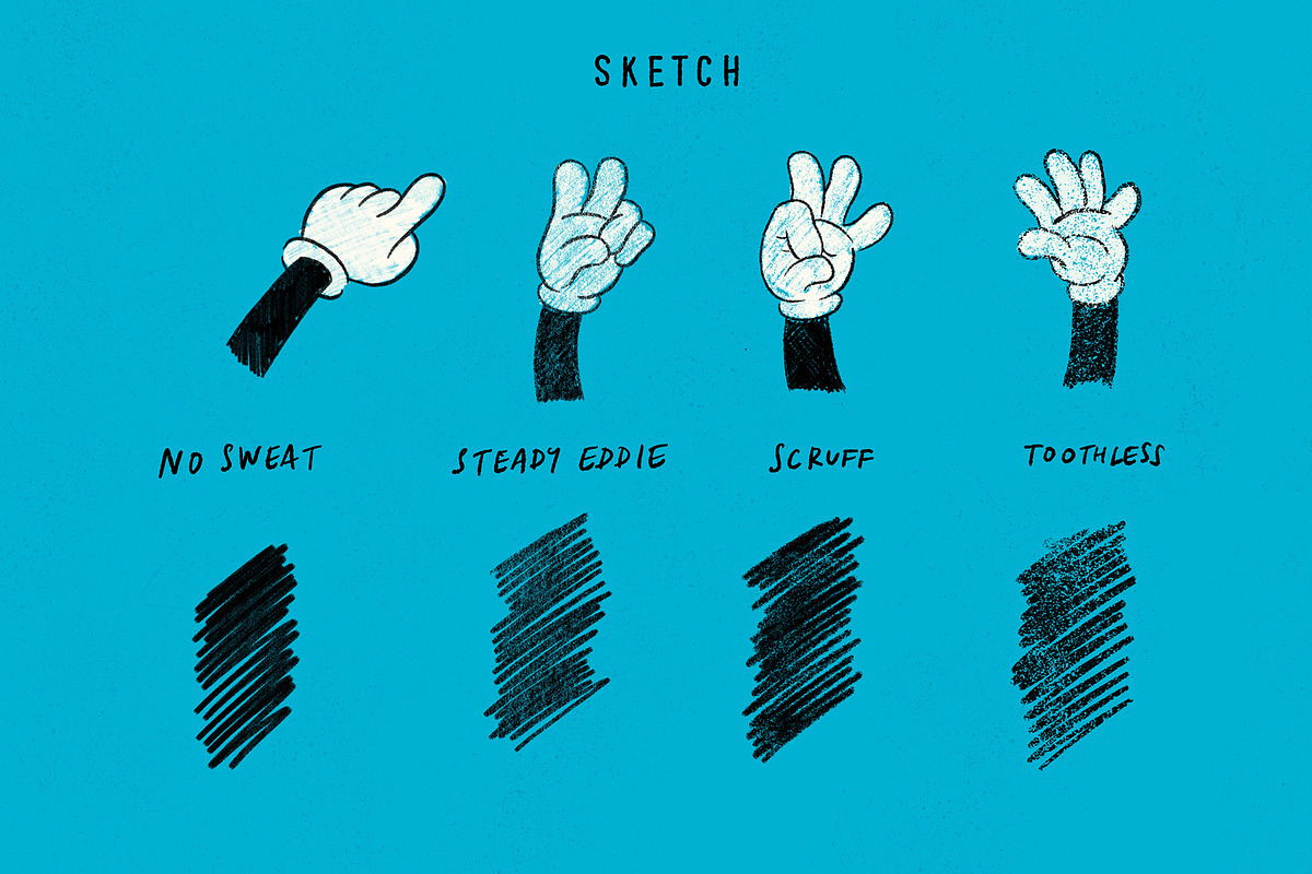 Dead Head Procreate Brush Set, a Brush Add-On by Idle Letters (Photo 2 of 11)