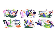 Digital artists, designers set, a Person Illustration by PaperTrident (Thumbnail 1 of 9)