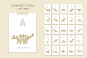 Dinosaur Watercolor Clipart, Pattern, an Object Graphic by NinaFedorova (Thumbnail 6 of 10)