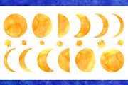 Day and night. Watercolor Collection, a Texture Illustration by Color_Brush (Thumbnail 2 of 10)