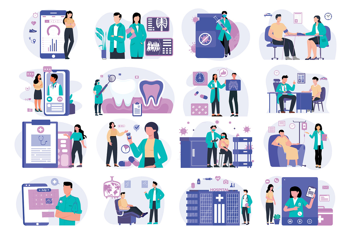 Medical and Healthcare Icons Pack., an Illustration by Vector Portal (Photo 4 of 4)