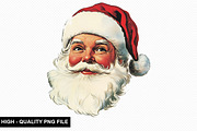Vintage Santa Clipart Bundle, an Illustration by crative8112 (Thumbnail 4 of 11)