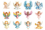 Little Angel Clipart, an Illustration by Design Market (Thumbnail 2 of 4)