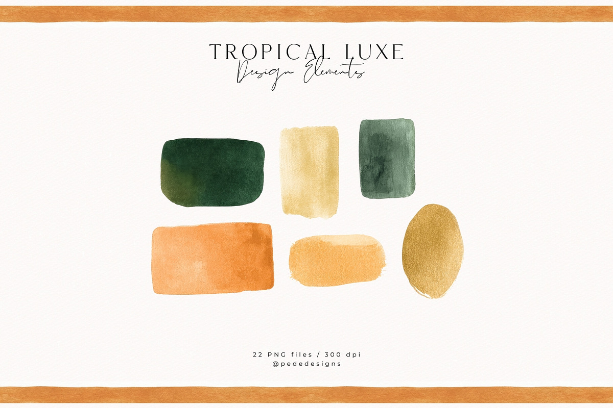 Tropical Luxe Collection, an Illustration by PeDe Designs (Photo 21 of 28)
