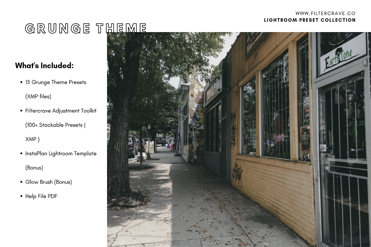 Grunge Lightroom Presets Instagram, an Action Add-On by Filtercrave (Photo 6 of 9)