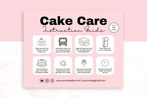 Cake Care Instruction Guide