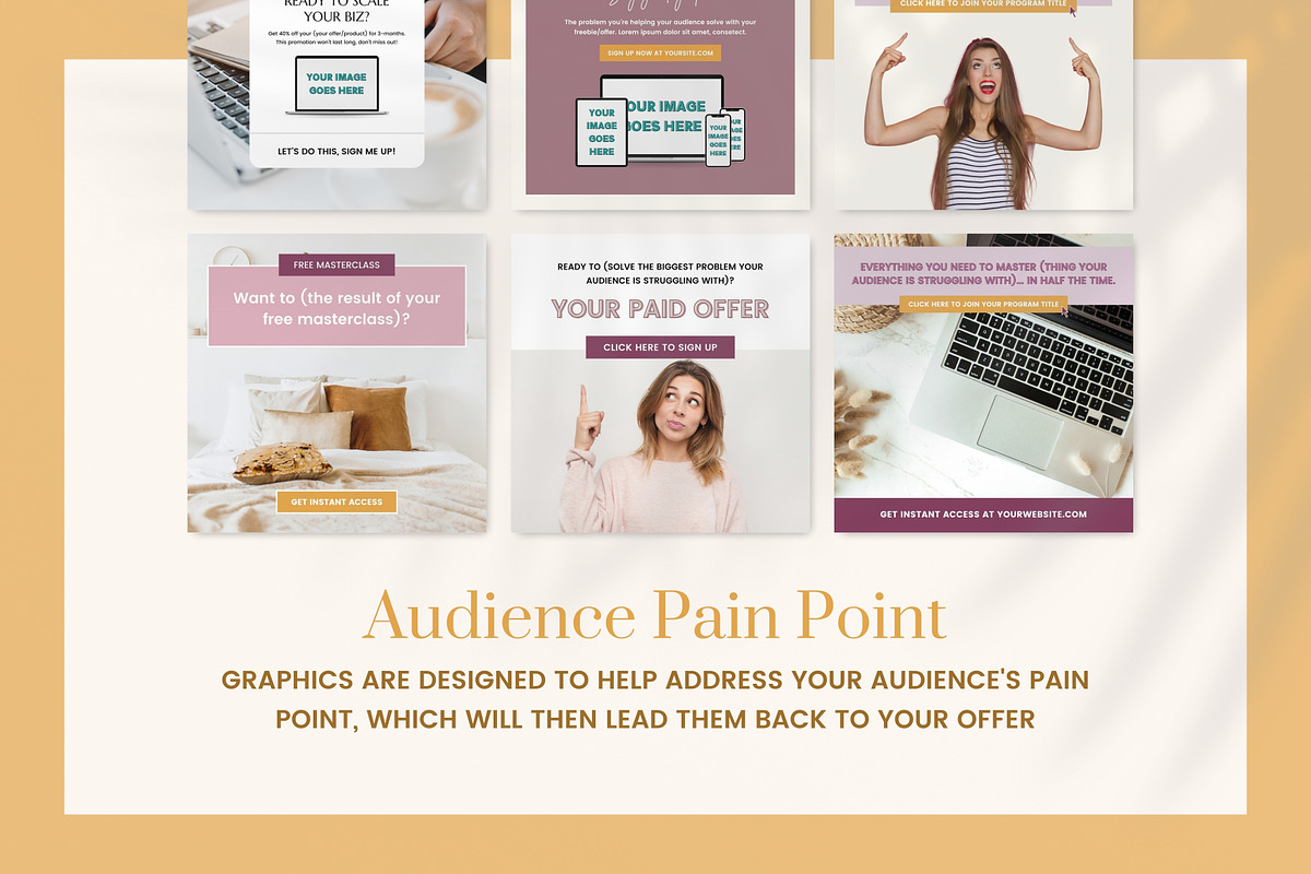 40 Facebook & Instagram Ad Templates, a Social Media Template by Fallon Gerst (Photo 6 of 11)