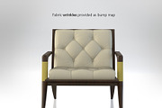 Baker Athens lounge chair, a Furniture 3D Model by WidhiMuttaqien (Thumbnail 4 of 6)