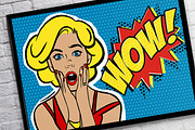 Pop art woman, an Illustration by Ira Cvetnaya (Thumbnail 1 of 4)